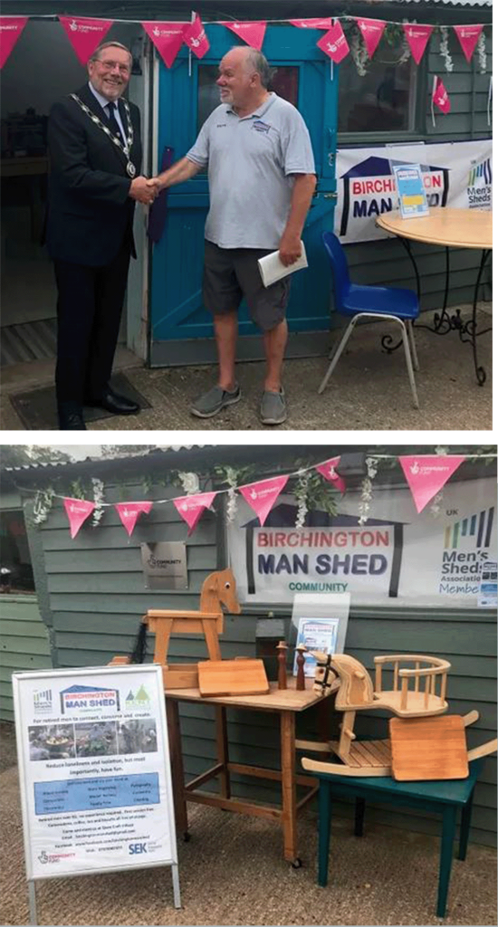 Birchington Man Shed opening